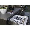 Rev-A-Shelf Rev-A-Shelf Polymer Trim to Fit Glossy Drawer Insert Cutlery Organizer GCT-2W-52